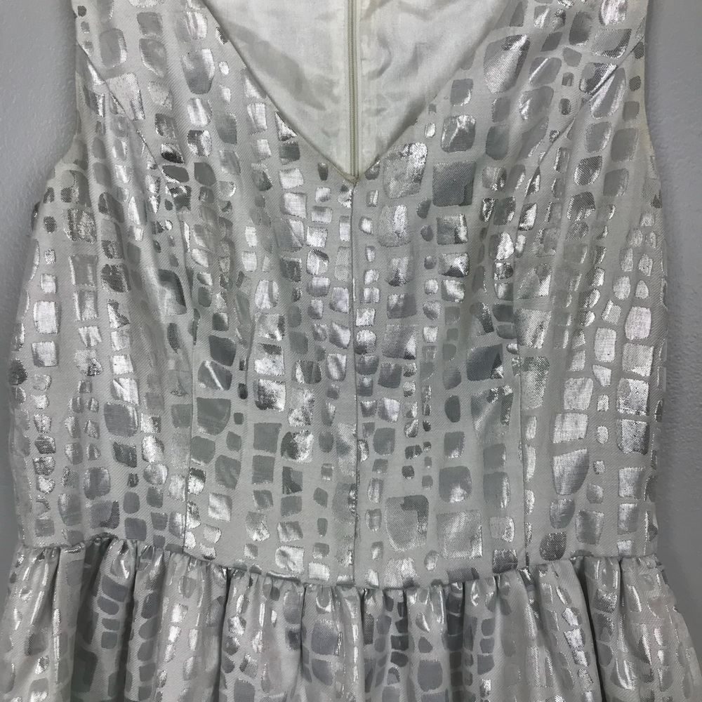 β¨HPβ¨ Mac + Jac Silver Skater Dress - Picture 6 of 8